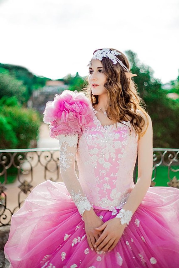 Pink Princess Gown Fairy Tale Cosplay Elegant Fantasy Dress - Etsy Finland Pink Princess Gown Fairy Tale Cosplay Elegant Fantasy Dress - Etsy Finland