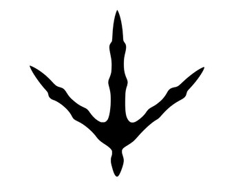 Truthahn-Fußabdruck (PNG, SVG), Wildvogel-Fährten-Clipart, Jagd-Vektor, Thanksgiving-Shirt, Silhouette-Download