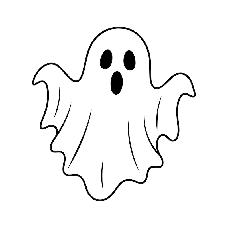 Host Coloring Cute Ghost Coloring Sheet - Etsy UK