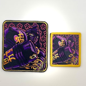 Noisy Boy Inspired Embroidered Hook & Loop Backing Patch Set