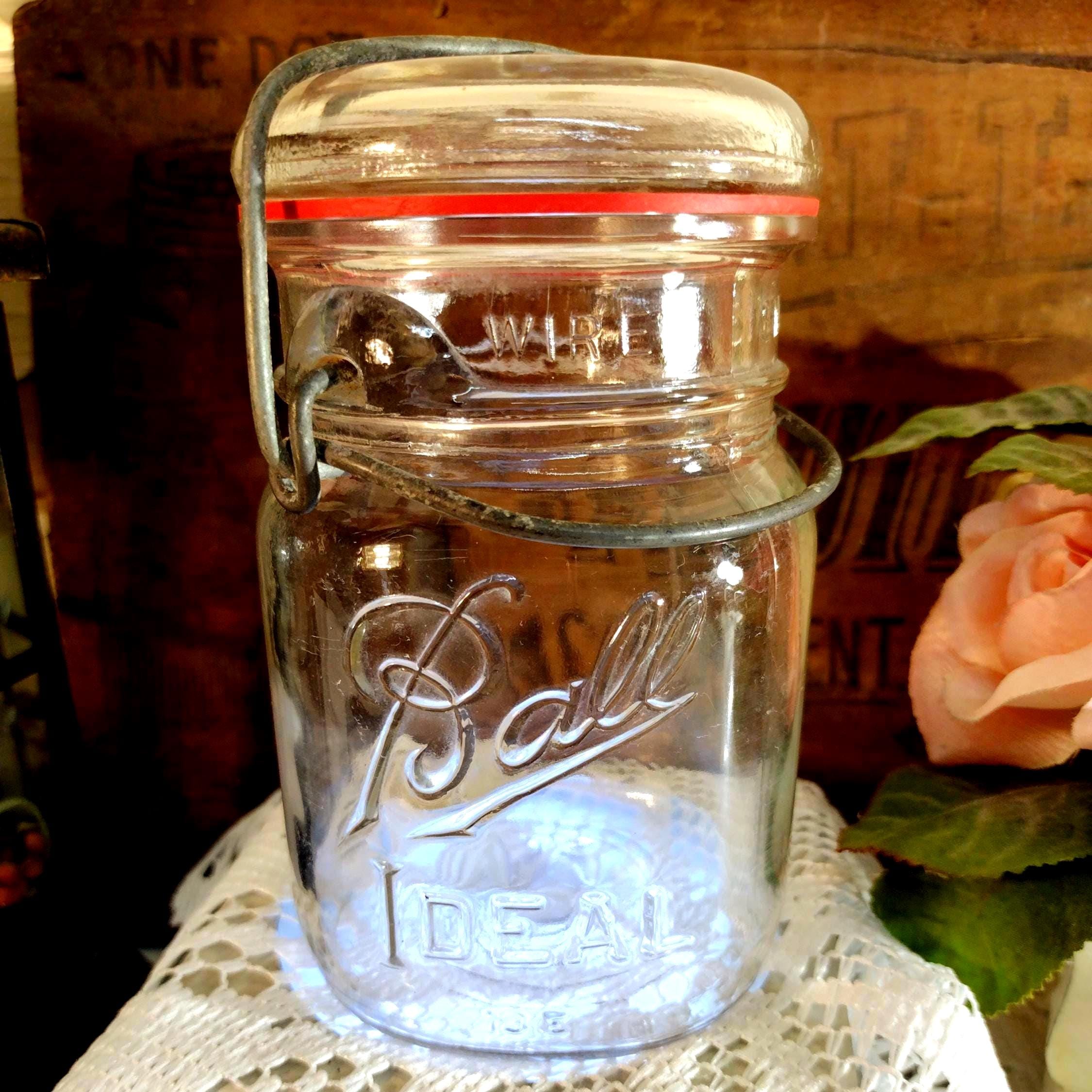 Number 13 Antique Mason Jar - Etsy