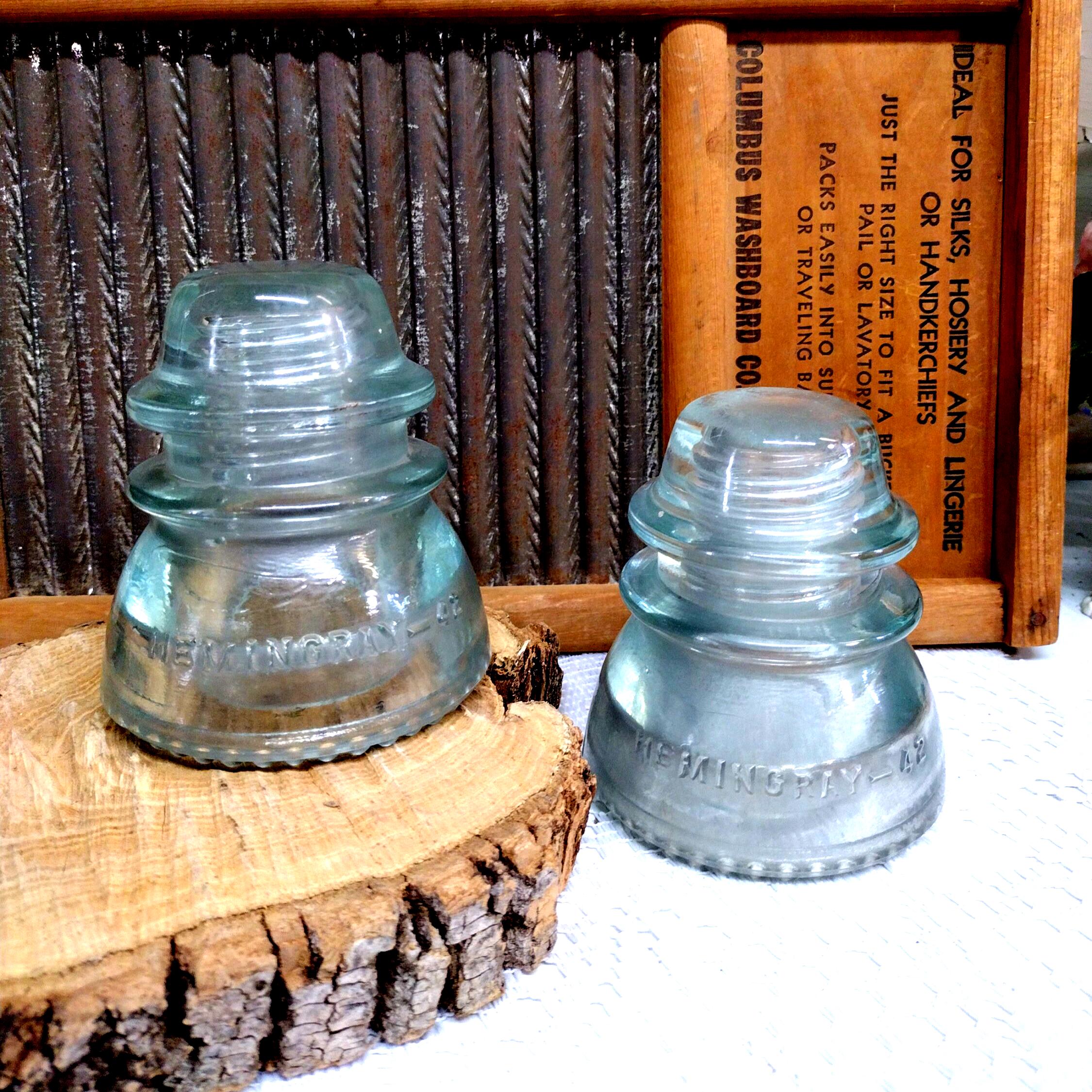 Hemingray 42 Blue Glass Insulator - Etsy