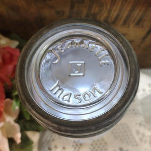 Jeannette Mason Jar - Etsy