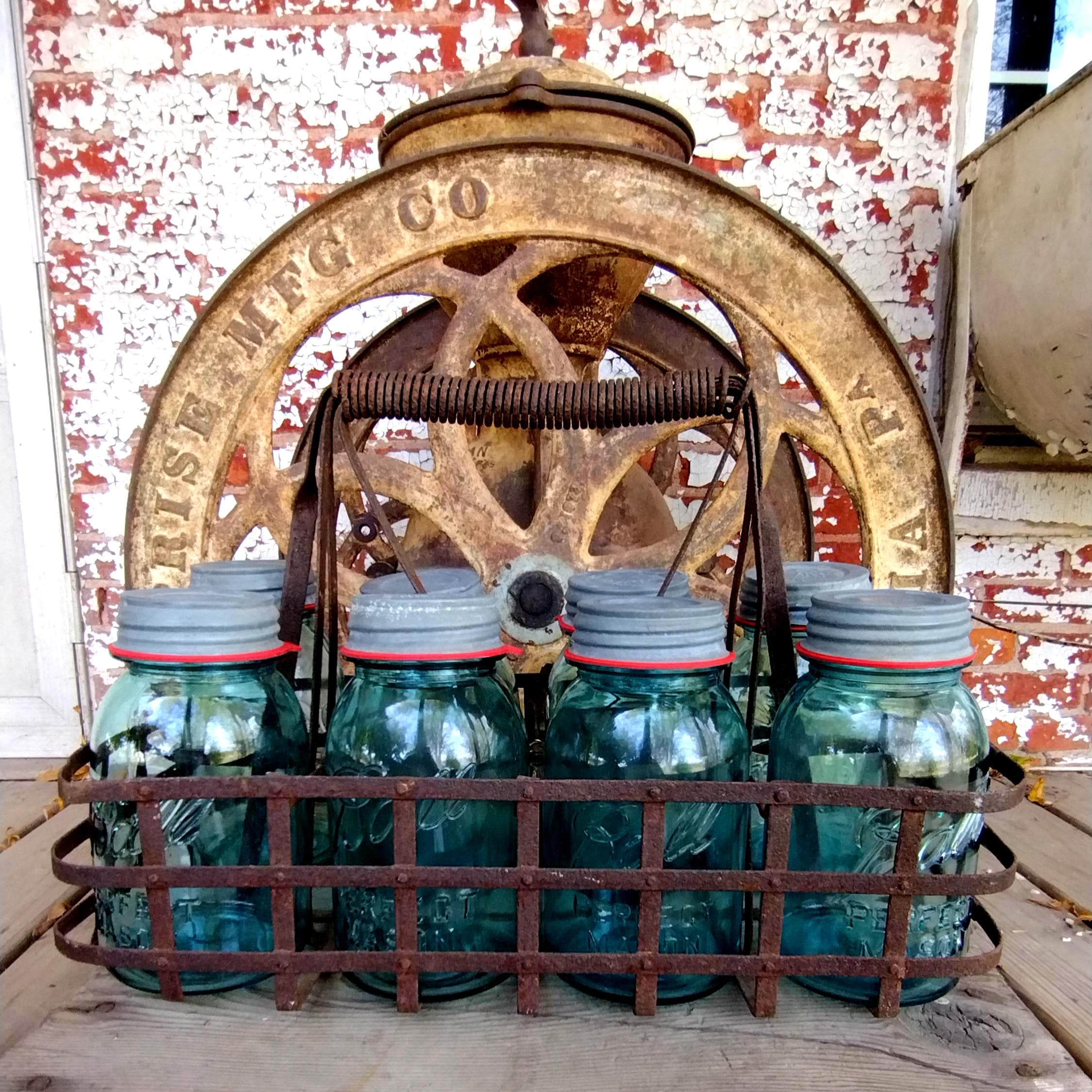 Masons Fruit Basket Blue - Etsy