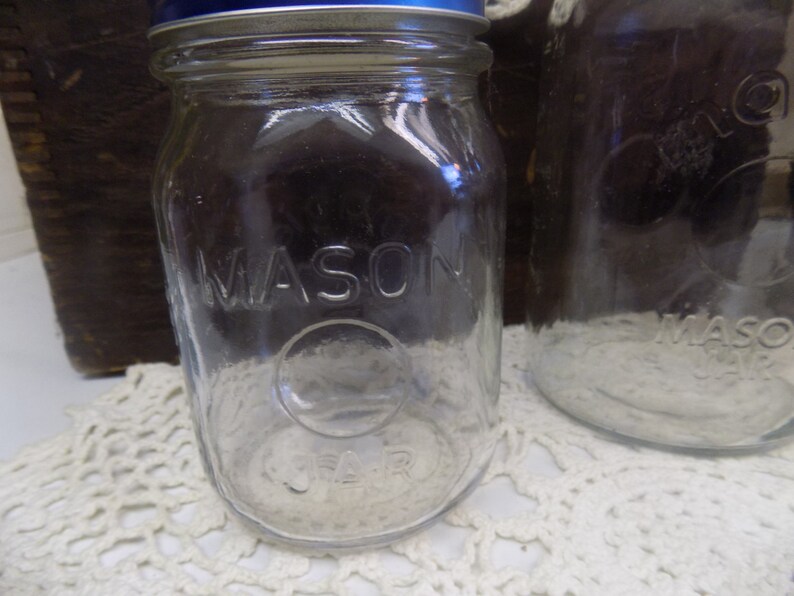 6 Clear Magic Mason Jars 3 Quart Sized 3 Pint Sized Jars with Etsy