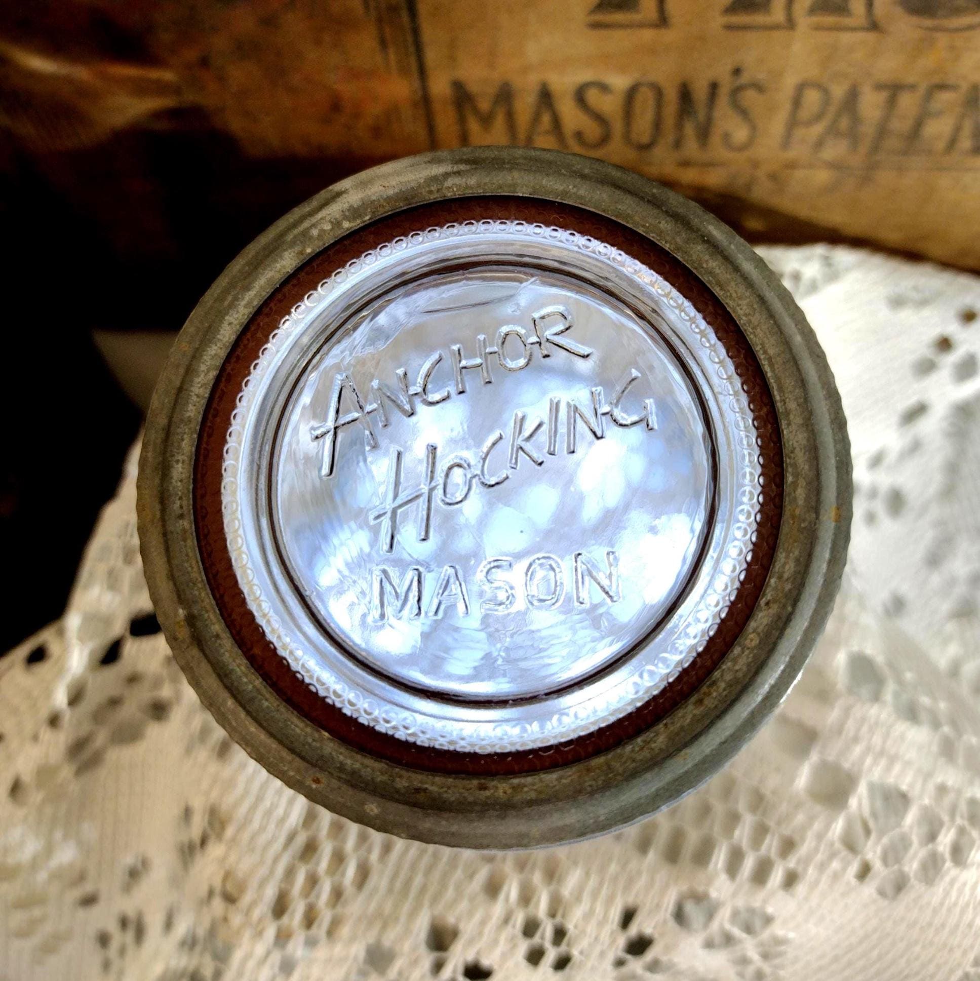 Anchor Hocking Vintage Canning Jar - Etsy