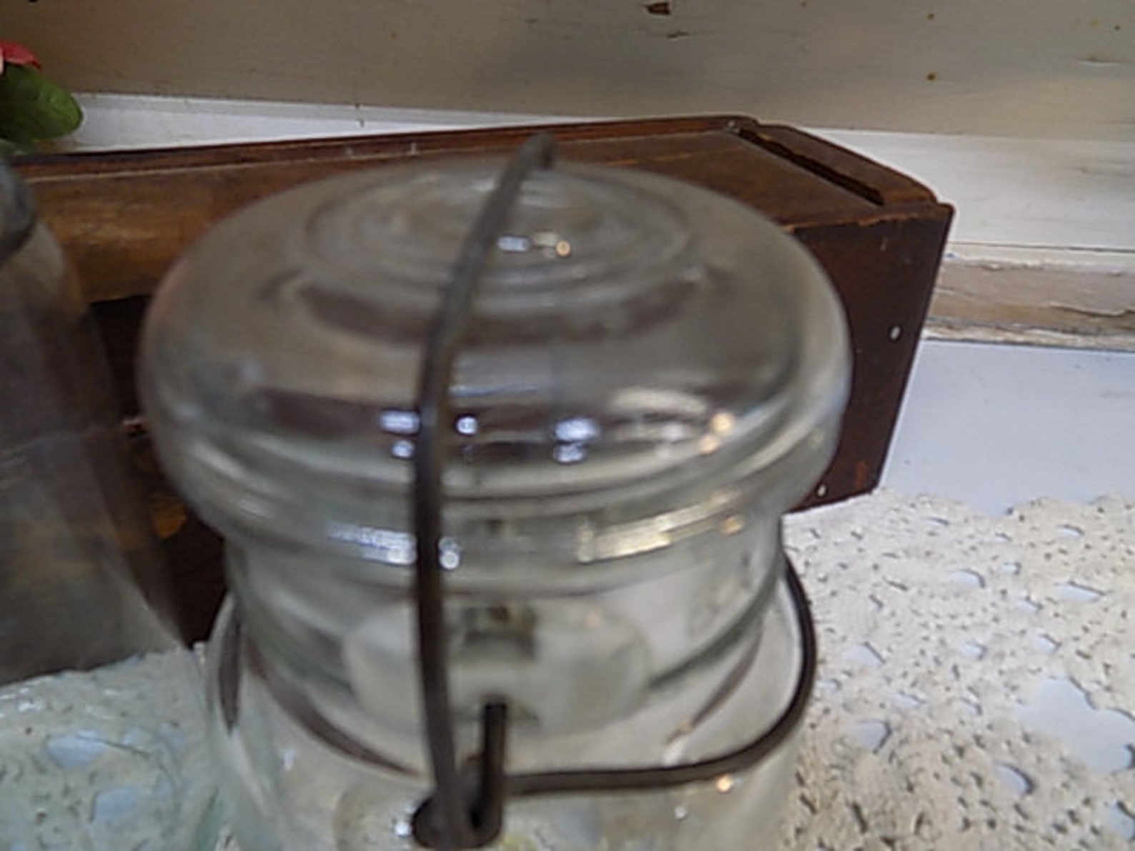 2 Vintage Clear Quick Seal Jars Quart and Pint Sized with Wire Etsy