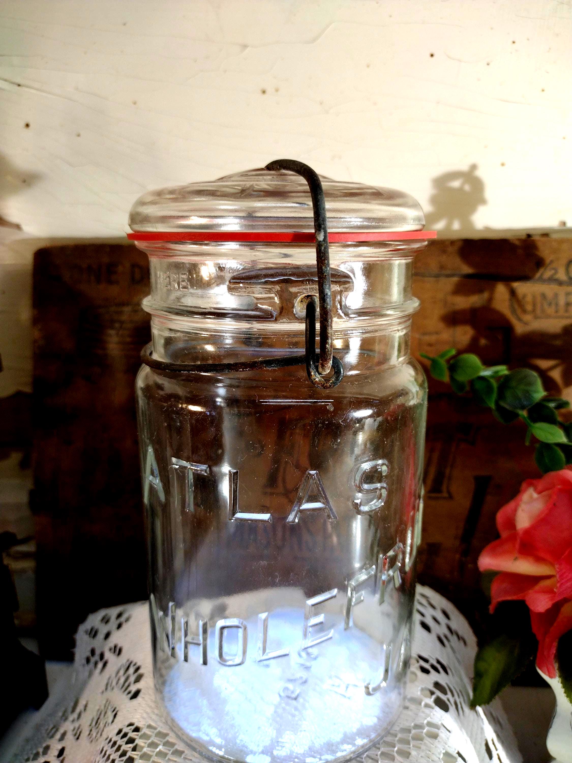 Number 13 Antique Mason Jar - Etsy