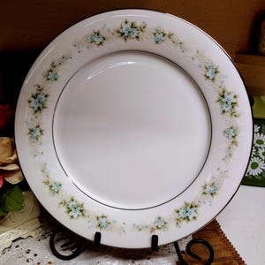 One vintage IMPERFECT Noritake Spring Valley 10.5 inch Dinner Plate vintage tea party Replacement China
