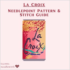 La Croix Needlepoint Pattern | Pamplemousse Cross Stitch and Needlepoint Chart (Digital Download)