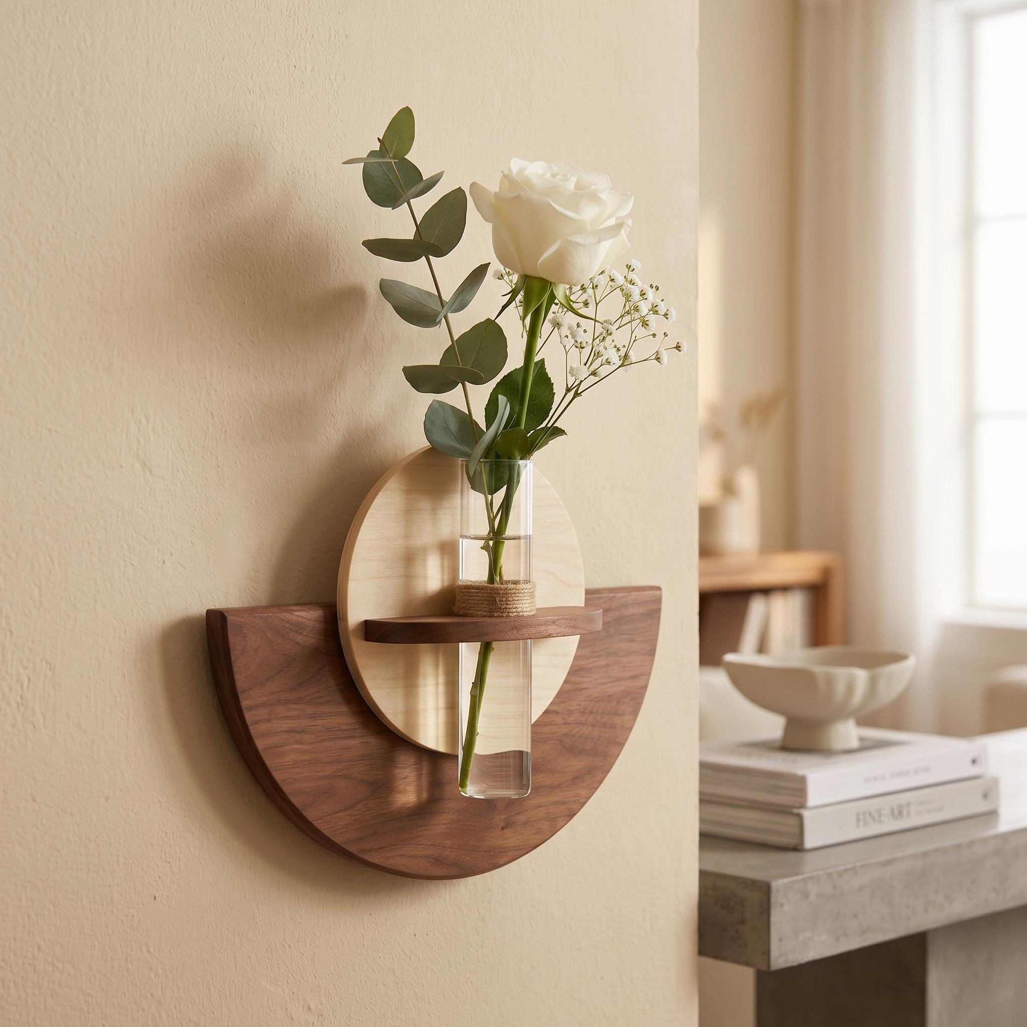 Urn wall vase