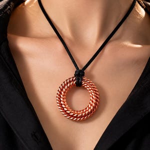 Energy Vortex Tensor Pendant with 3 frequencies, Sacred Cubit Design, EMF protection, tensor ring