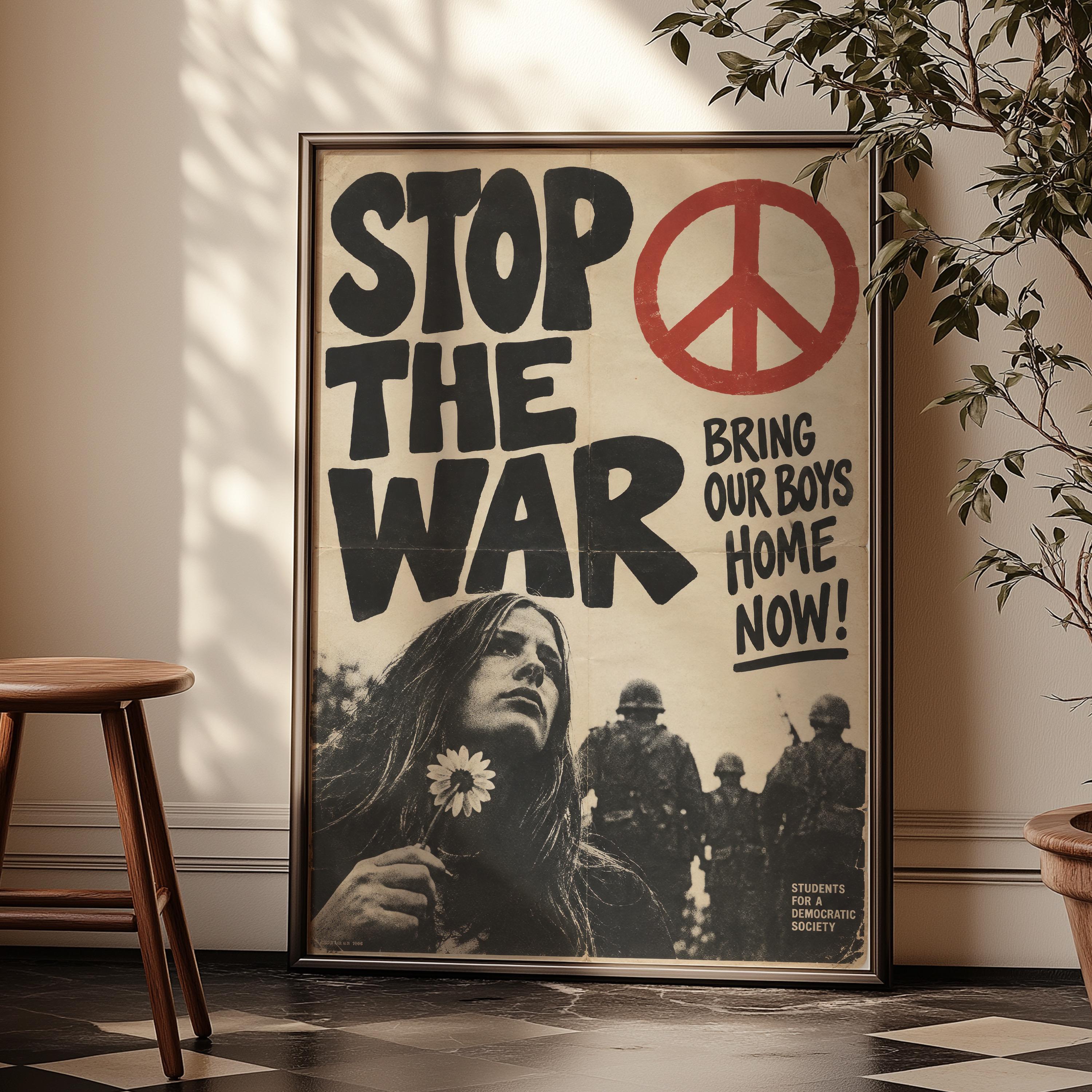 1960s Peace Poster - Etsy