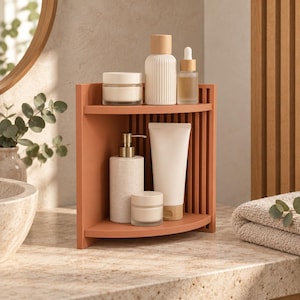 Eckregal fürs badezimmer