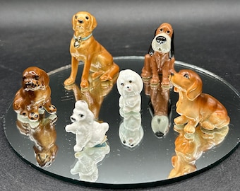 Miniature Dogs, Mini Dogs, and More Little Dog Figurines Small Ceramic Porcelain Miniatures FREE SHIPPING