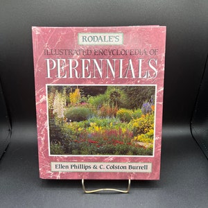 Vintage Gardening Book Flowers Perennials Flower Book Rodales Illustrated Encyclopedia FREE SHIPPING