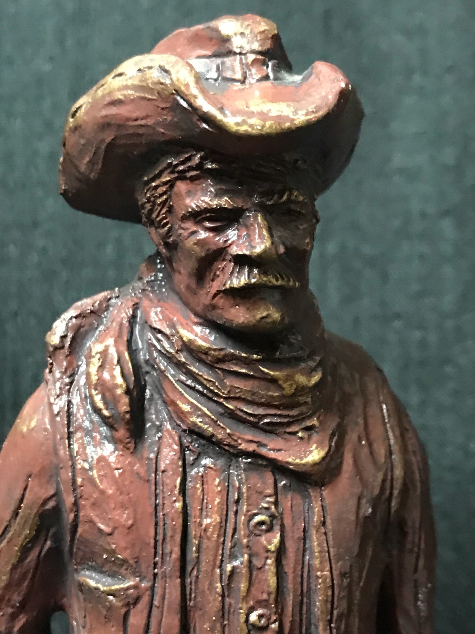 Vintage Western Sculpture by Largo Cowboy and Saddle Cowboy Etsy