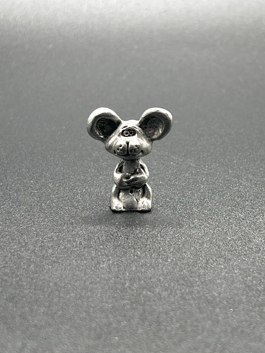 Vintage Adorable Miniature Pewter Mouse Figurine FREE SHIPPING Etsy
