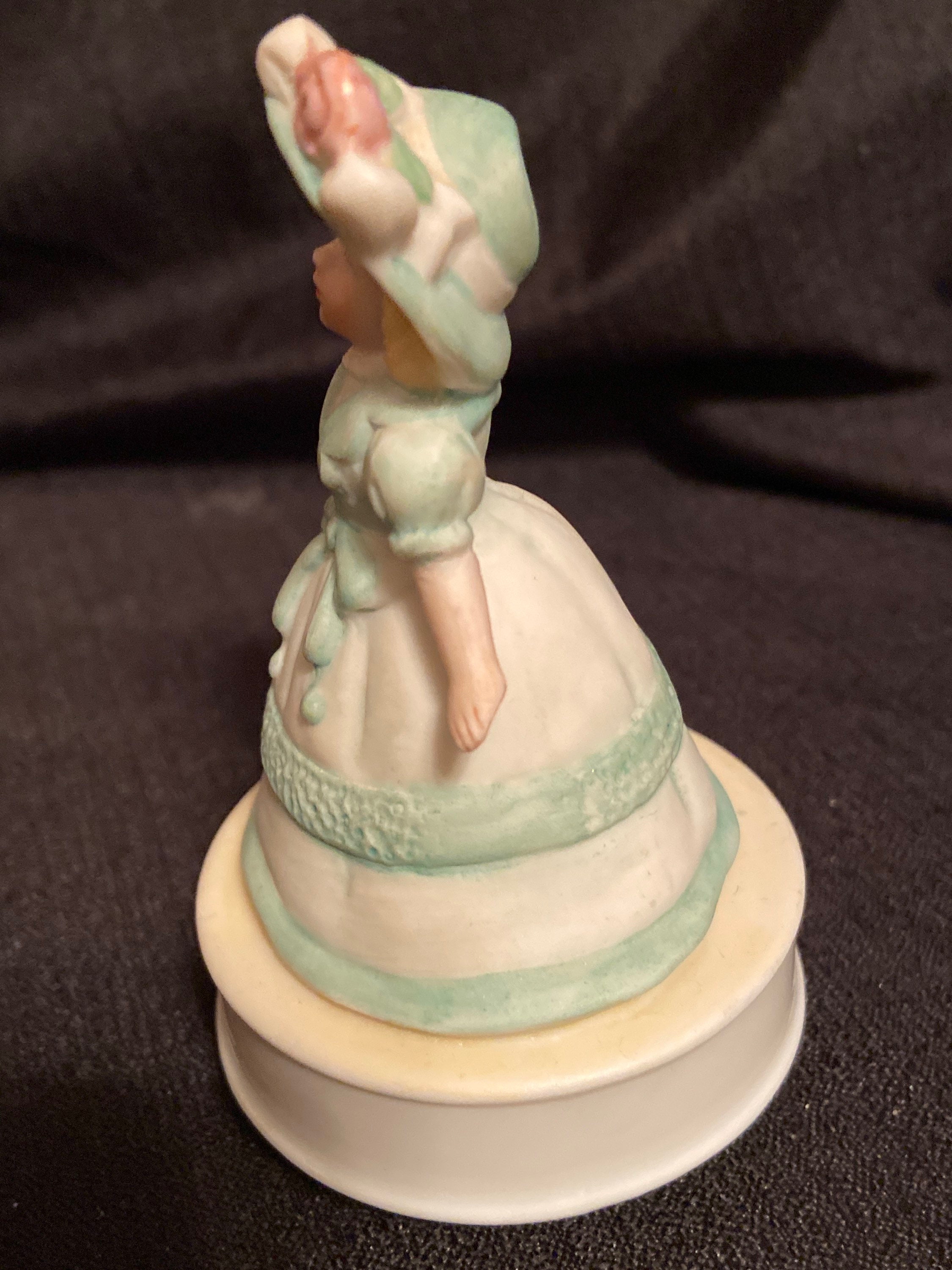 Vintage Birthday Figurine October Birthday Musical Happy Etsy