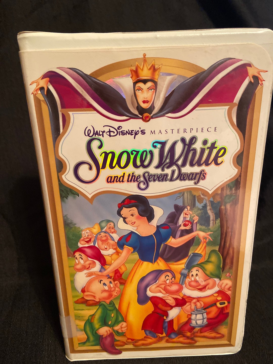 Vintage Disney Movie Snow White and the Seven Dwarfs 1994 VHS Tape FREE