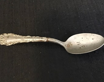 Vintage Silver Baby Spoon "Simeone & Geo H Rogers Co 1909 Nickel