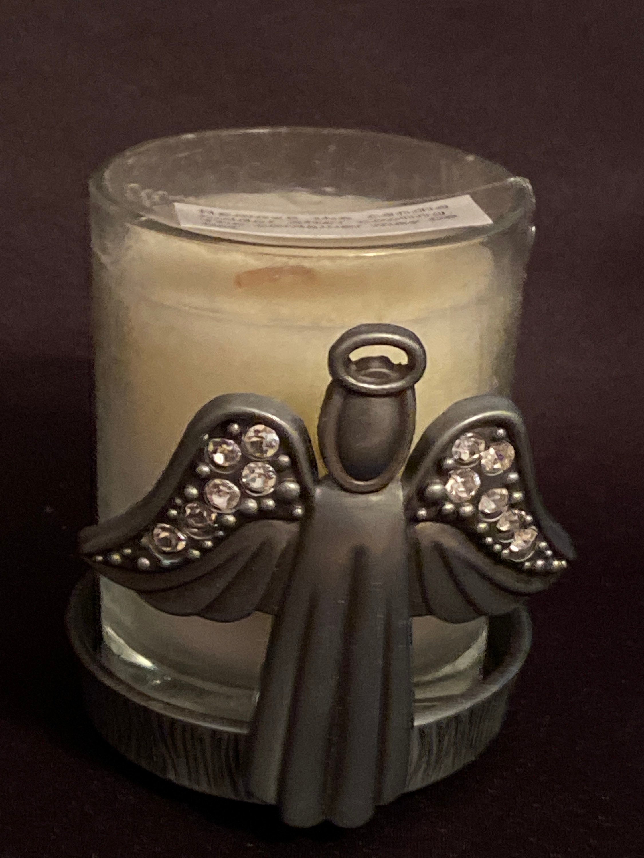 Vintage Angel Candle Holder Votive with New Candle Metal Etsy