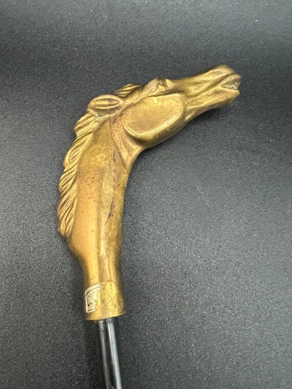 Vintage Brass Horse Head Boot Hook Western Cowboy… - image 6