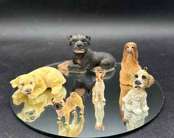 Miniature Resin Dogs, Mini Resin Dogs, and More Small Little Resin Dog Puppy Figurines Small Miniatures FREE SHIPPING