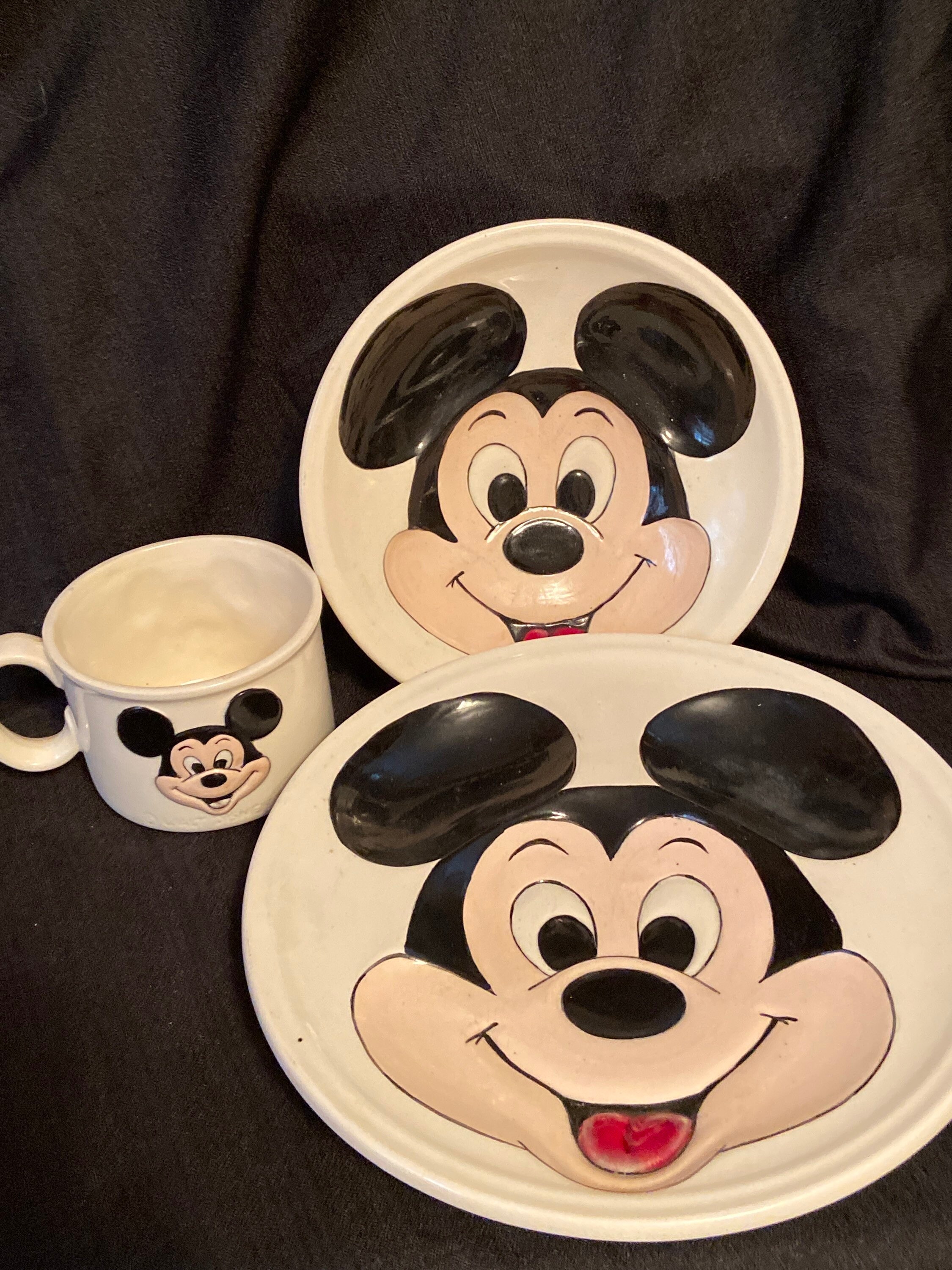 Mickey mouse plate clearance and bowl set
