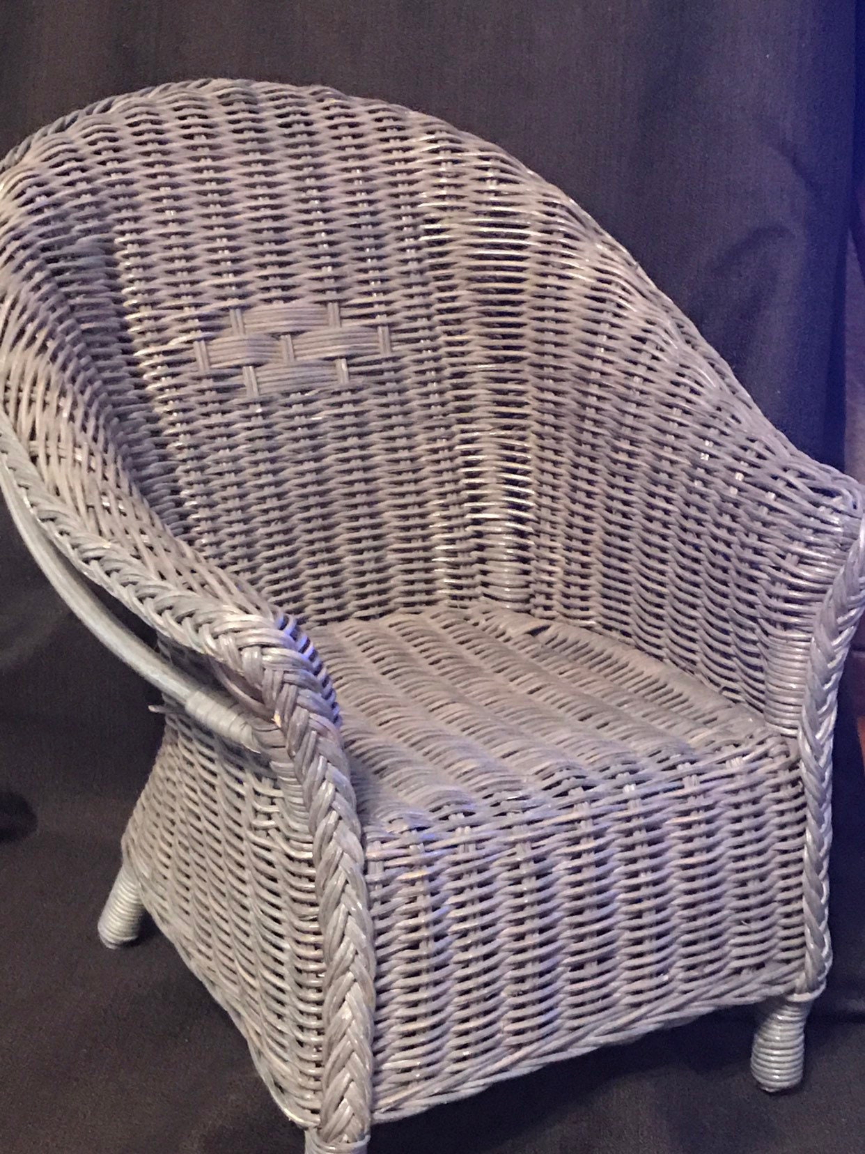 doll sized wicker chairs
