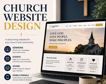 Church Website Design, WordPress Website for Churches, Ministries and Religious Organizations
