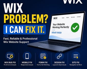 Wix-Website-Fehlerbehebung | Wix-Fehler, Mobilgeräte, Design, Formulare, Probleme