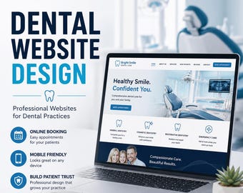 Dental Website Design WordPress site for Dentist, Dental Clinic, Orthodontist and  Cosmetic Dentistry