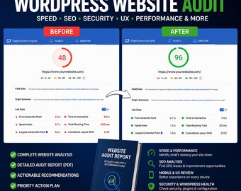 WordPress Website Audit | SEO, Speed, Security, UX & Performance Review | Professional Website Analysis