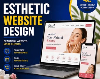 Webdesign für Schönheitssalons, WordPress-Seite mit Online-Buchung für Spa & Kosmetikstudio