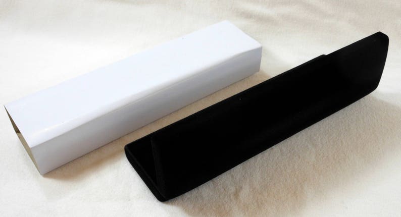 6 New Black Velvet Jewelry Gift Boxes for Bracelets
