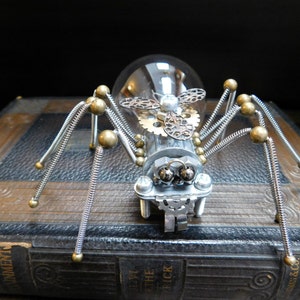 Steampunk Spider Sculpture image 3