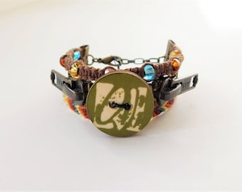 Steampunk Love Boho Bracelet