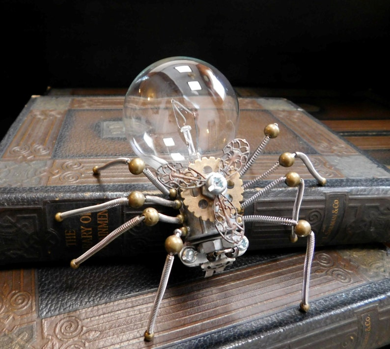 Steampunk Spider Sculpture image 2