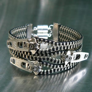 Pulseira Uno Dos Tres Níquel com Zíper