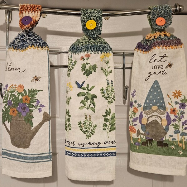 Hanging Dish Towels Etsy