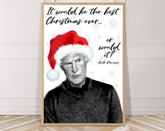 Keith Morrison, Dateline, Funny, Christmas, Black, White, Red, Digital, Instant Download, Quote, Fun, Print, Wall Art, Printable, Home Decor