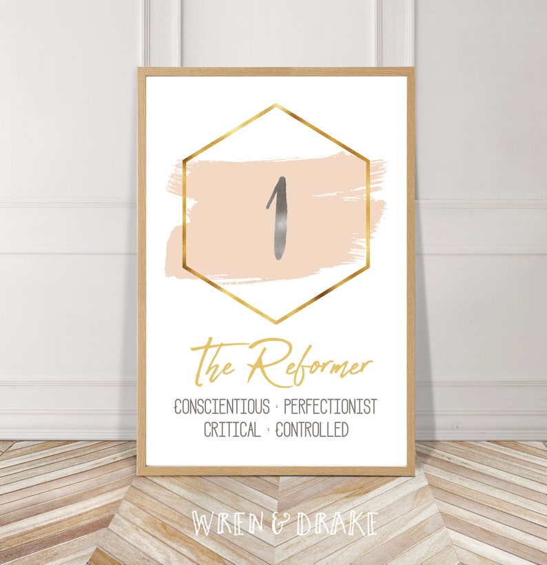 Enneagram, Design 1, The Reformer, Watercolor, Printable, Electronic Record, Instantaneous Down load, Gold, Blush, Minimalist, Wall Artwork, Property, Decor, Mod image relating to Printable Enneagram Test known as Enneagram, Design 1, The Reformer, Watercolor, Printable, Electronic Document, Prompt Down load, Gold, Blush, Minimalist, Wall Artwork, Residence, Decor, Mod