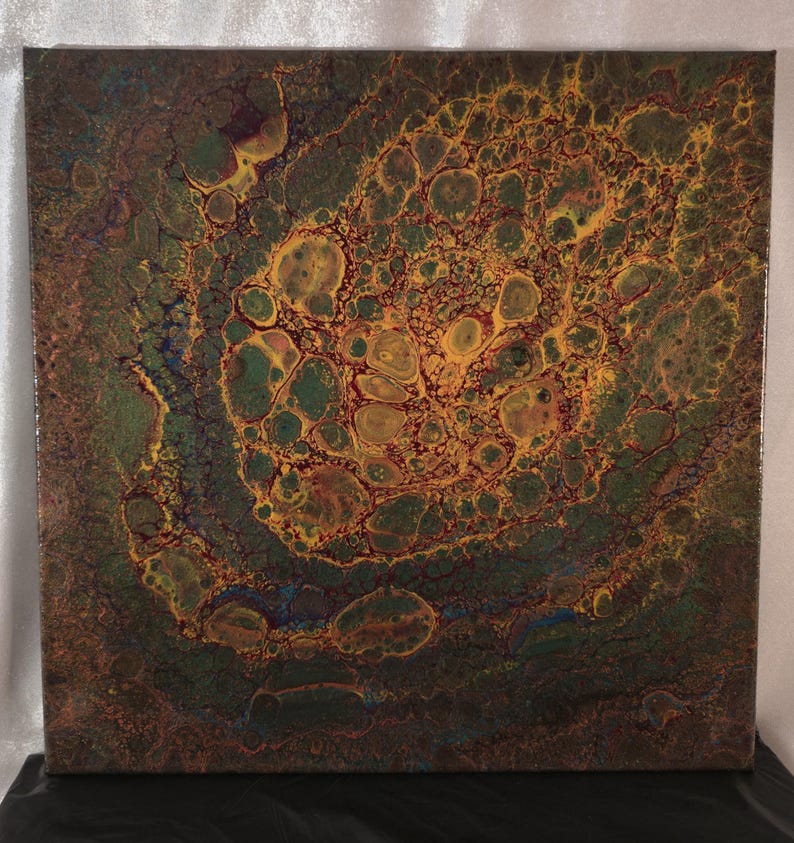 Buried Treasure - Original Abstract Acrylic Painting - Etsy