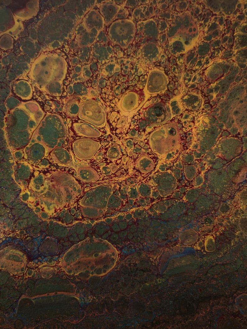 Buried Treasure - Original Abstract Acrylic Painting - Etsy