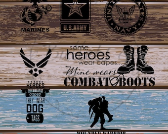 Military Svg Bundle