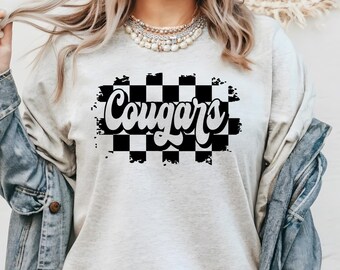 Checkered Cougar Shirt