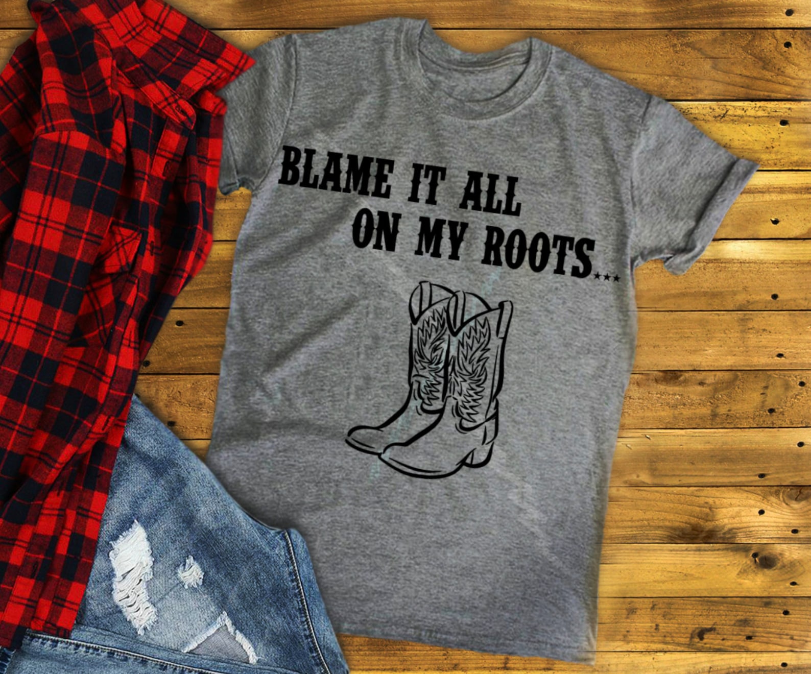 Blame It on My Roots Svg - Etsy