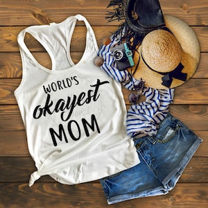 World&#39;s Okayest mom svg