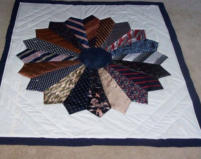 Dresden Necktie Memory Quilt - Etsy